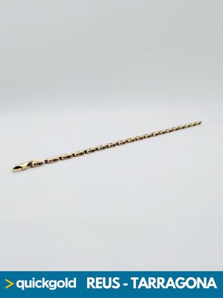 040-05-00539 PULSERA ORO 18K ALTERNA 19CM