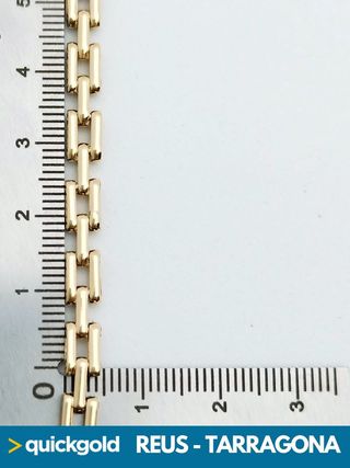 040-05-00539 PULSERA ORO 18K ALTERNA 19CM