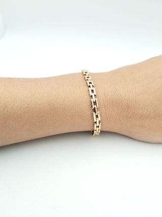 040-05-00539 PULSERA ORO 18K ALTERNA 19CM