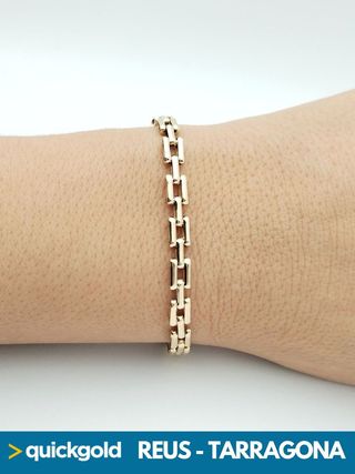040-05-00539 PULSERA ORO 18K ALTERNA 19CM