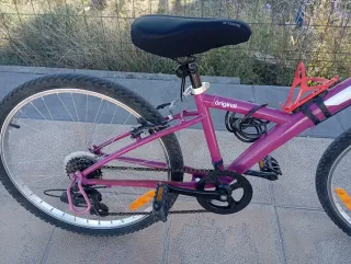 Bicicleta B'Twin Original Morada infantil