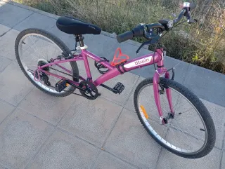Bicicleta B'Twin Original Morada infantil