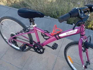 Bicicleta B'Twin Original Morada infantil