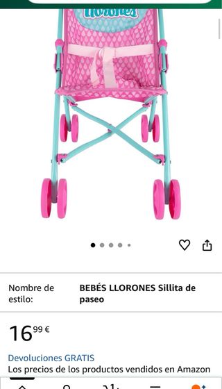 carro muñecas bebés llorones