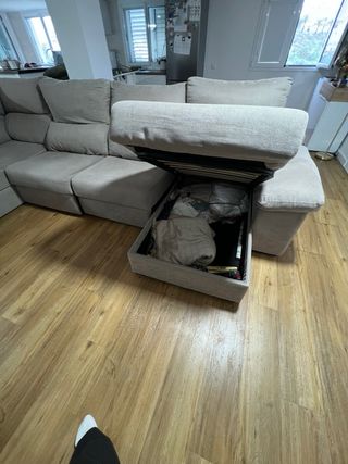 Sofá Cama Dexter Conforama Beige