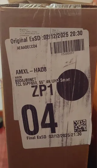 TCL 55 4K UHD Smart TV PF650