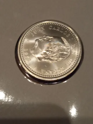 Cartera 2000 ptas. con moneda plata 1999