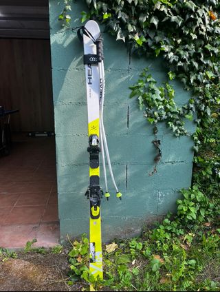 Esquís Head GS 159 con bastones