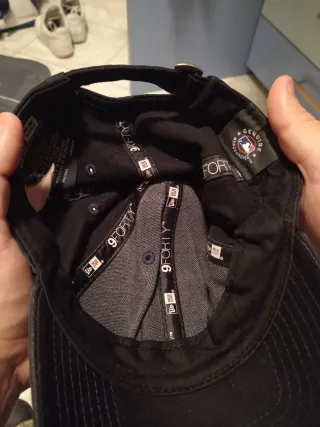 Cappello New York Yankees nero e arancione