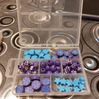 Perline in legno assortite