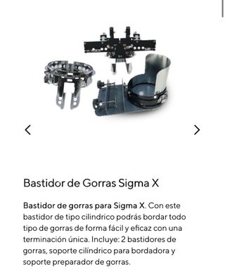 Bastidor Gorras Bordar Sigma X