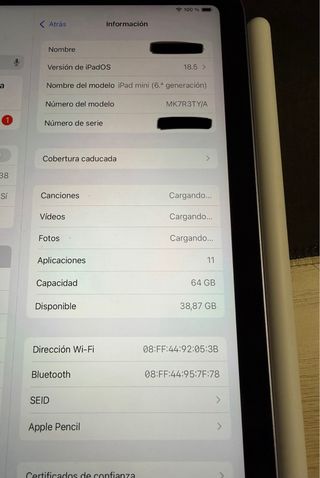 iPad mini 6ª Gen Púrpura