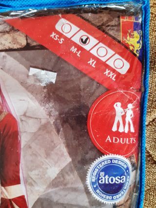 Disfraz Medieval Reina, talla M-L