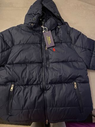 Casaco acolchoado Polo Ralph Lauren azul novo