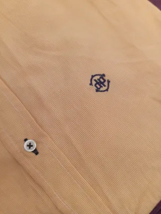 Camisa Di Priego entallada L Naranja