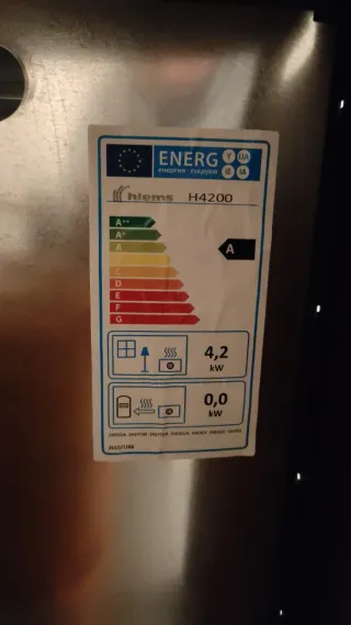 Estufa Gas llama azul Hiems H4200 con GARANTIA