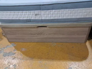 Canapé Cama 135 cm Madera y Tela