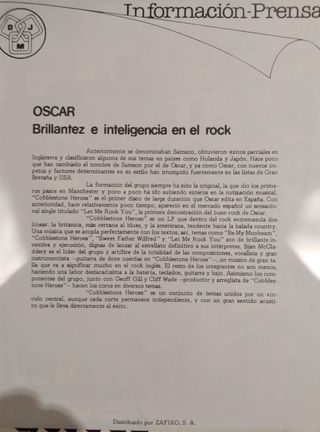 Oscar Vinilo