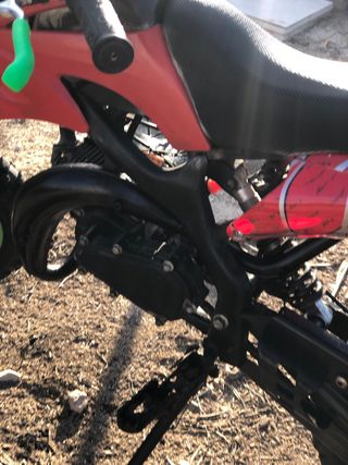 Moto infantil Super Moto roja