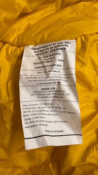 Saco de dormir Mountain Hardwear Lamina -18C