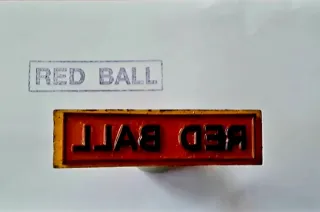 Sello de caucho RED BALL