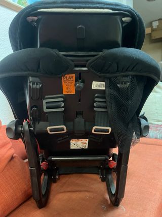 Silla de coche negra