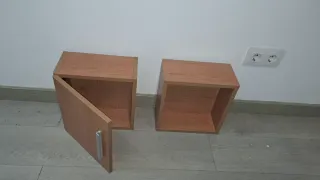 Pack 2 estanterías de madera