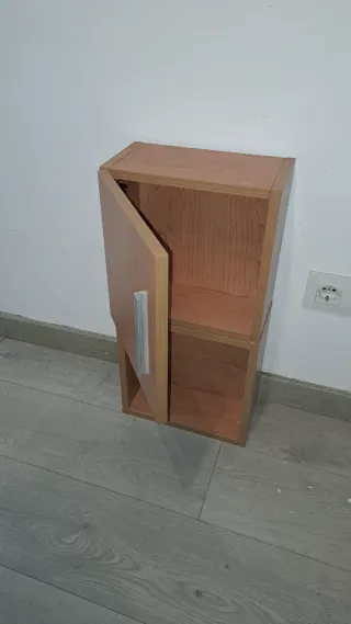 Pack 2 estanterías de madera