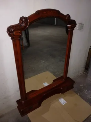 Espejo madera tallada