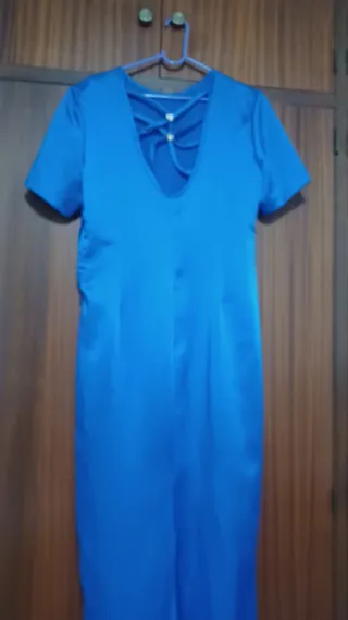 Vestido fiesta azul talla L