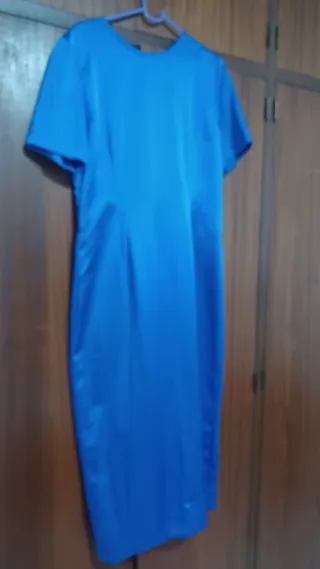 Vestido fiesta azul talla L