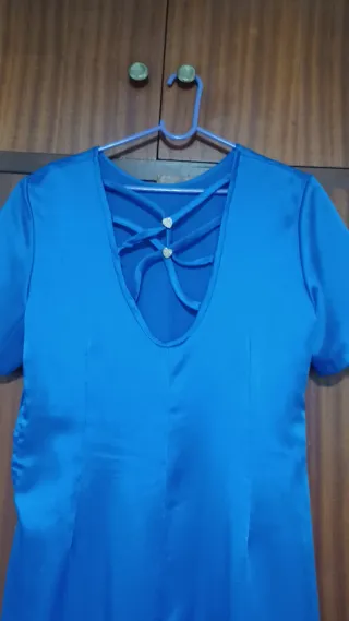 Vestido fiesta azul talla L