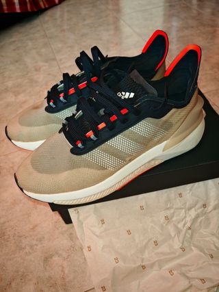 Scarpe Adidas Tg. 41 Beige/Rosso