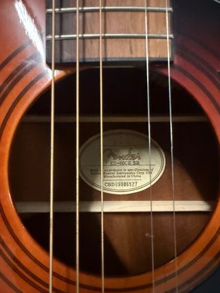 Guitarra Acústica Fender CD-60CE SB