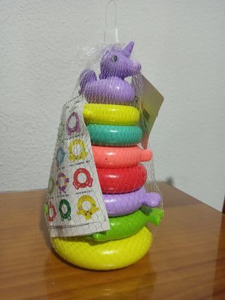 Cubo actividades bebé Airlab y torre anillos Chicc