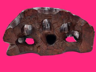 FIGURA MADERA TALLADA 4 DIOSES CHINOS EN BARCA