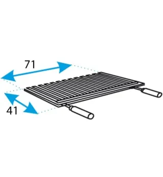 Barbacoa Imex El Zorro 72x40x101