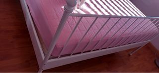 Estructura Cama Metal Ikea Blanca
