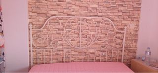 Estructura Cama Metal Ikea Blanca