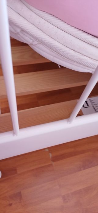 Estructura Cama Metal Ikea Blanca