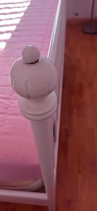 Estructura Cama Metal Ikea Blanca