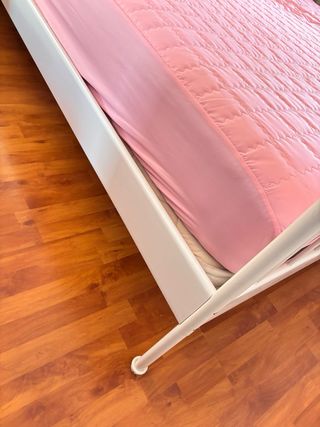 Estructura Cama Metal Ikea Blanca