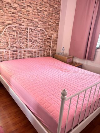 Estructura Cama Metal Ikea Blanca