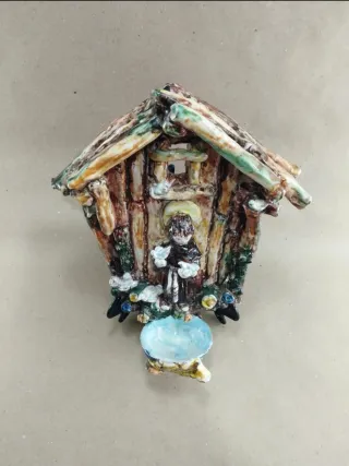 Pila Benditera San Francisco de Asís Cerámica