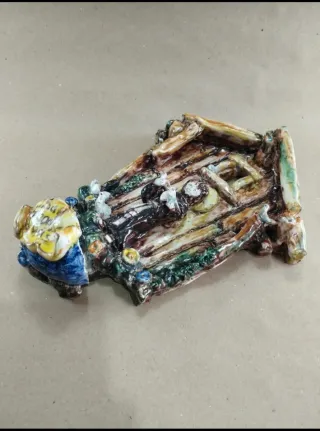 Pila Benditera San Francisco de Asís Cerámica