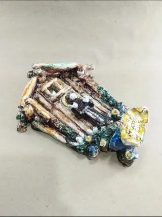 Pila Benditera San Francisco de Asís Cerámica