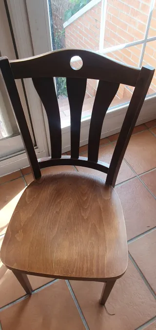 Sillas de madera