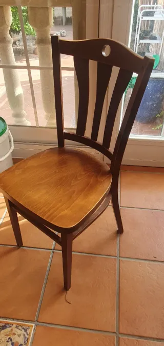 Sillas de madera