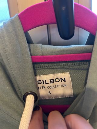 Sudadera con capucha verde