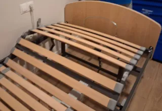 CAMA ARTICULADA ELÉCTRICA Y COLCHÓN (105x190)